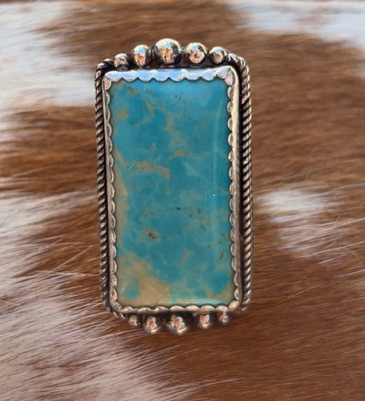 Mexico turquoise statement ring