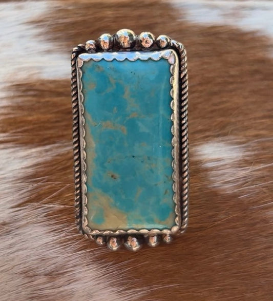 Mexico turquoise statement ring